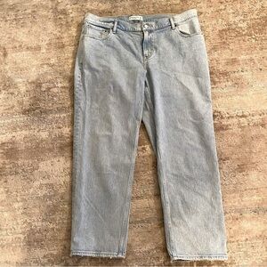 Abercrombie & Fitch Straight Leg Jeans - Light Blue